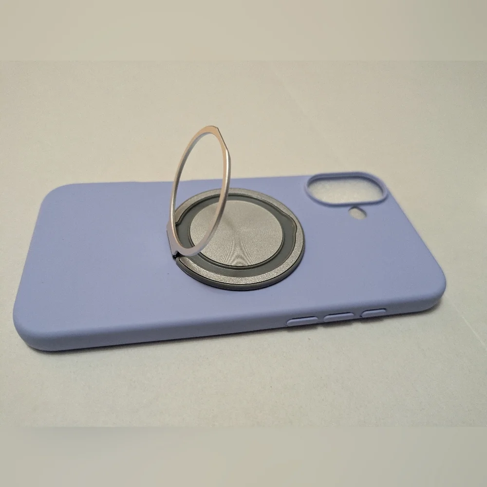 Purple Phone Case For iPhone 16 plus with Ring Holder NWT